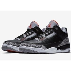 Air Jordan 3 Retro OG BG (GS) "BLACK CEMENT" - 4.5